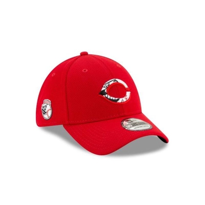 Cincinnati Reds Gorra | New Era MLB Batting Practice 39thirty Stretch Fit Cap Mexico - Rojos